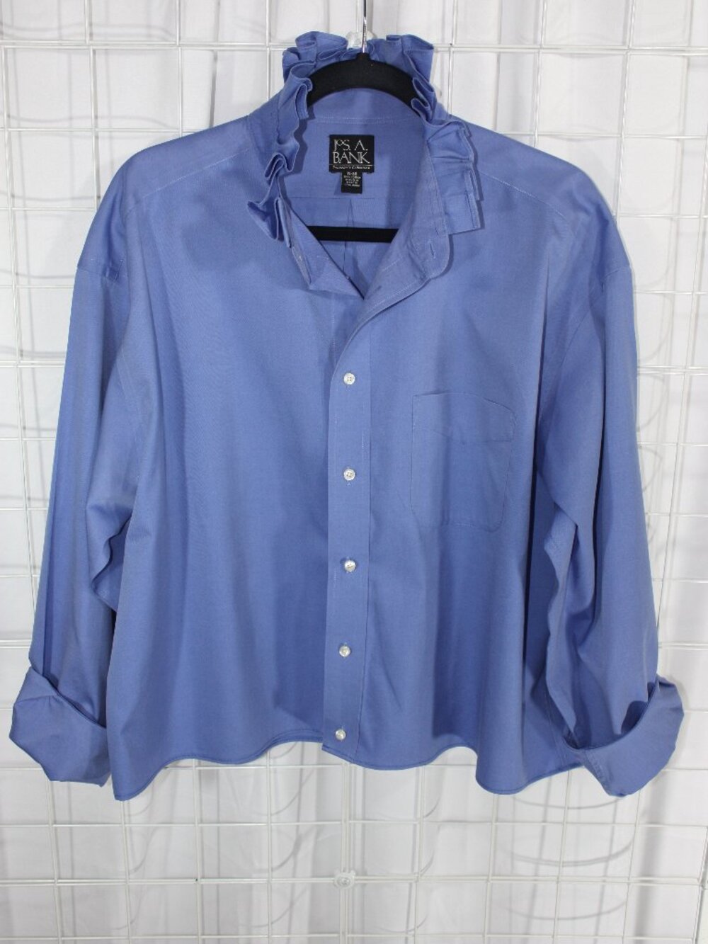 Jos. A. Bank Ruffle Collar Shirt